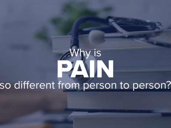 title slide for video "Why is pain so different from person to person?"