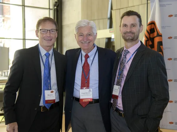 posed photo of researchers Don Kyle, Frank Porreca and Todd Vanderah